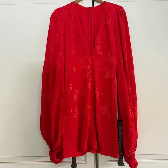 Rat & Boa Red Mini Dress - Picture 12 of 12